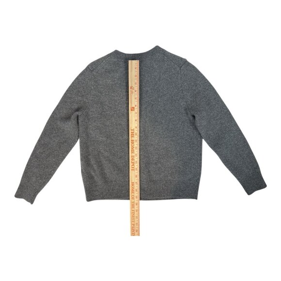 Charter Club Cashmere Sweater Womens Medium Le Vibe Gray Crewneck Preppy Luxury - Picture 4 of 9